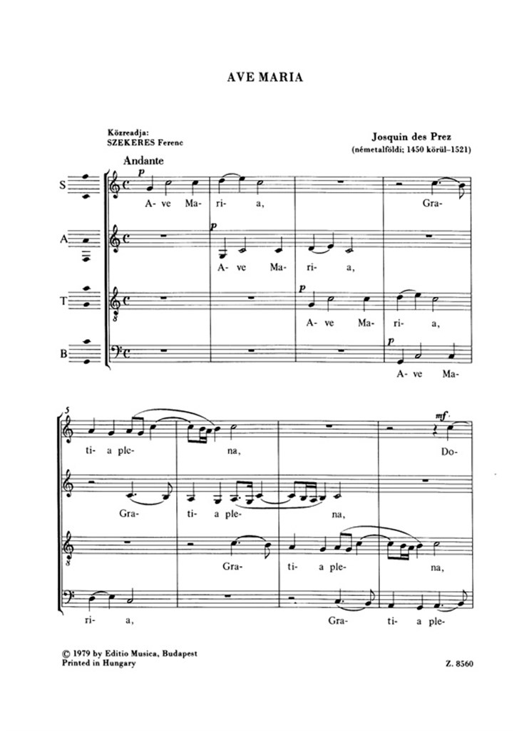 Old Masters' Mixed Choruses V29